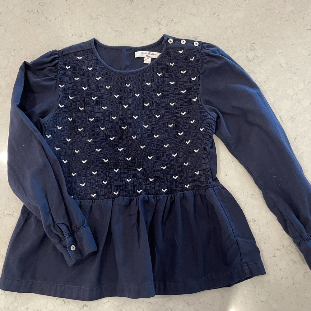 Brooks Brothers girls top size 14